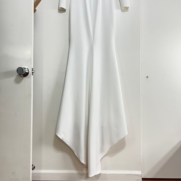 Noel and Jean by Katie May Wasson Draped Back Gown - Picture 11 of 12